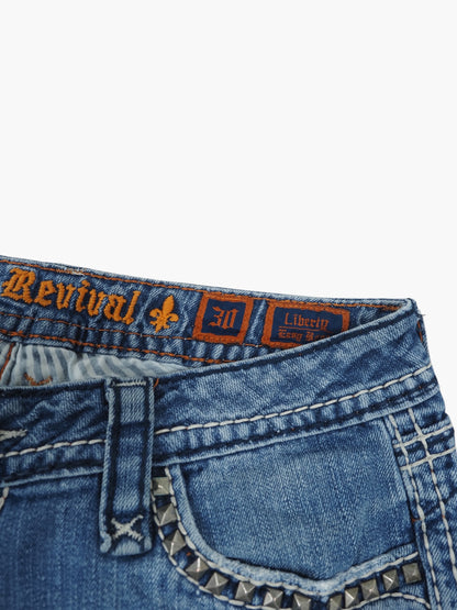 Vintage Bootcut Rock Revival Jeans Damen M