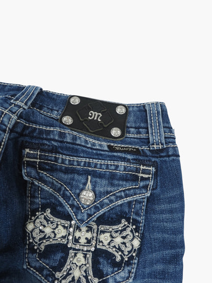 Vintage Bootcut Miss Me Jeans Damen S