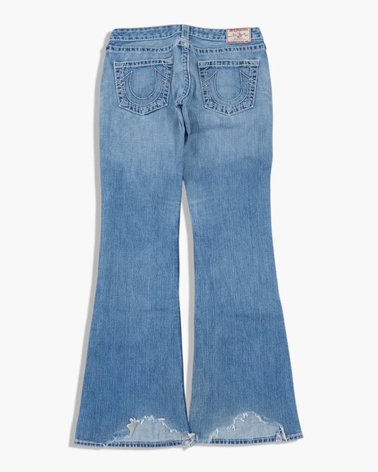 Vintage Flared True Religion Jeans Damen M