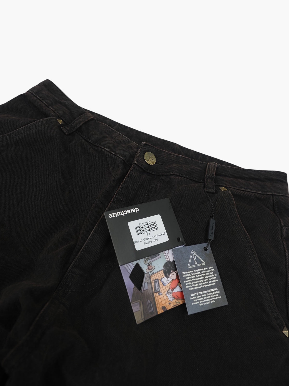 Vintage Baggy Derschutze Jeans Herren M
