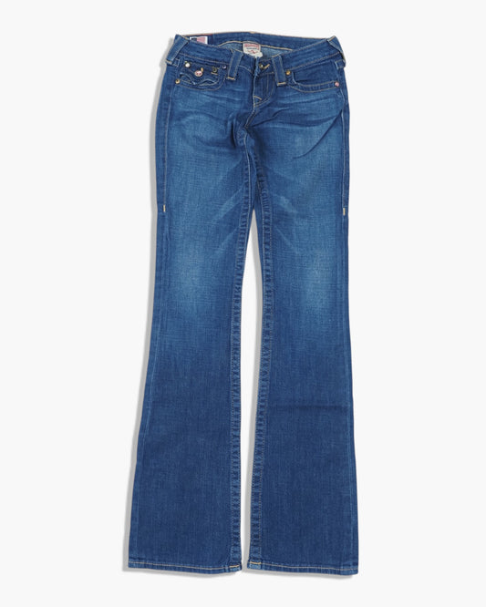 Vintage Flared True Religion Jeans Damen XS