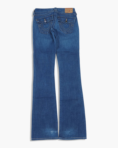 Vintage Flared True Religion Jeans Damen XS