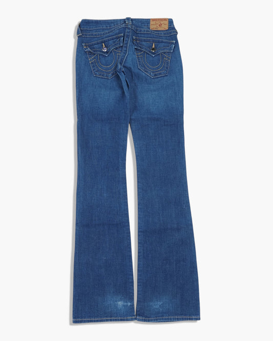 Vintage Flared True Religion Jeans Damen XS