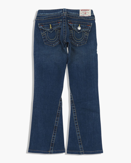 Vintage Flared True Religion Jeans Damen XS