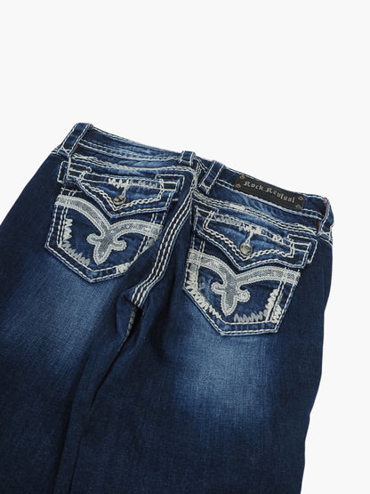 Vintage Bootcut Rock Revival Jeans Damen M