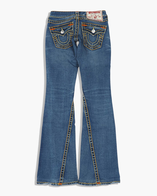 Vintage Flared True Religion Jeans Damen XS