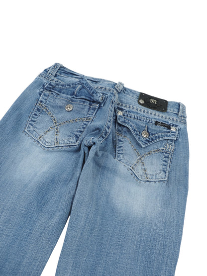 Vintage Bootcut Miss Me Jeans Damen S