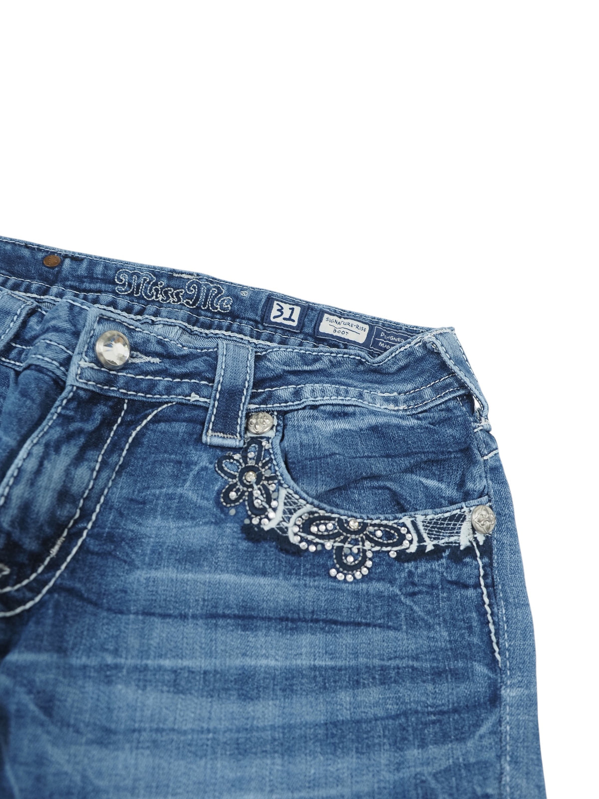 Vintage Bootcut Miss Me Jeans Damen M