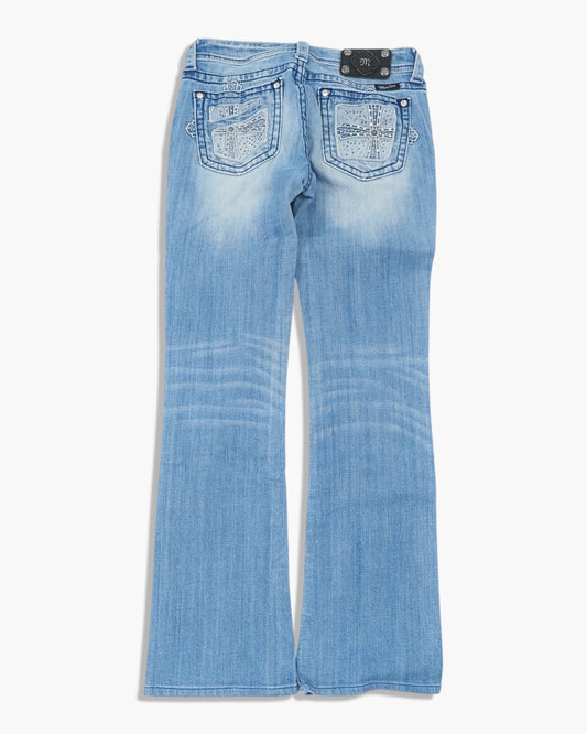 Vintage Bootcut Miss Me Jeans Damen M