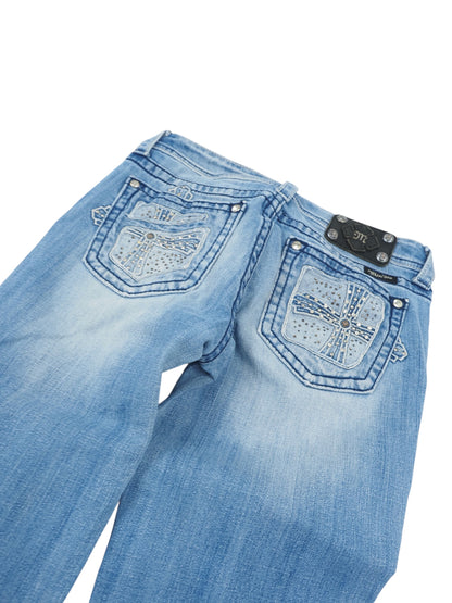 Vintage Bootcut Miss Me Jeans Damen M