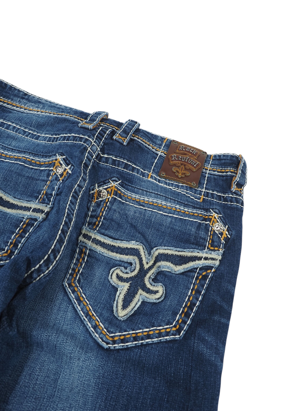 Vintage Straight Rock Revival Jeans Herren M