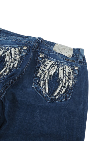 Vintage Bootcut Miss Me Jeans Damen M