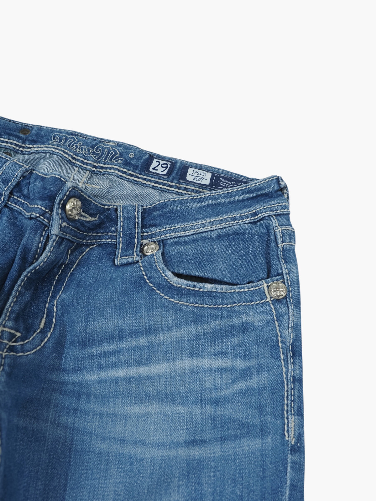Vintage Straight Miss Me Jeans Damen M