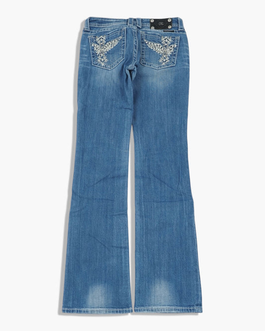 Vintage Straight Miss Me Jeans Damen M