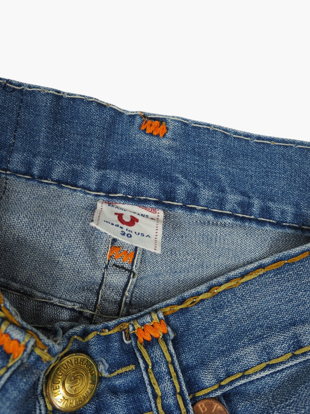 Vintage Straight True Religion Jeans Damen M