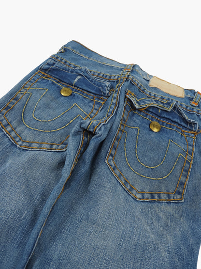 Vintage Straight True Religion Jeans Damen M