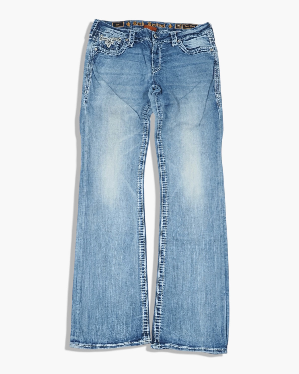 Vintage Bootcut Rock Revival Jeans Damen L