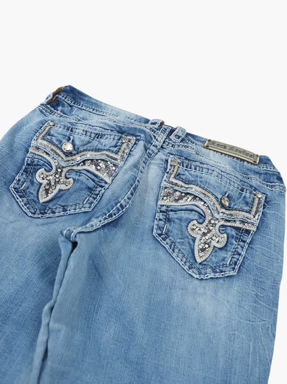 Vintage Bootcut Rock Revival Jeans Damen L