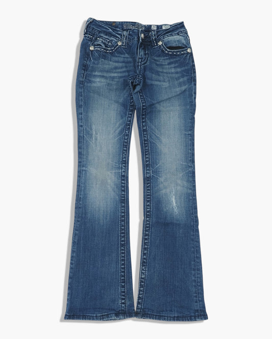 Vintage Bootcut Miss Me Jeans Damen XS
