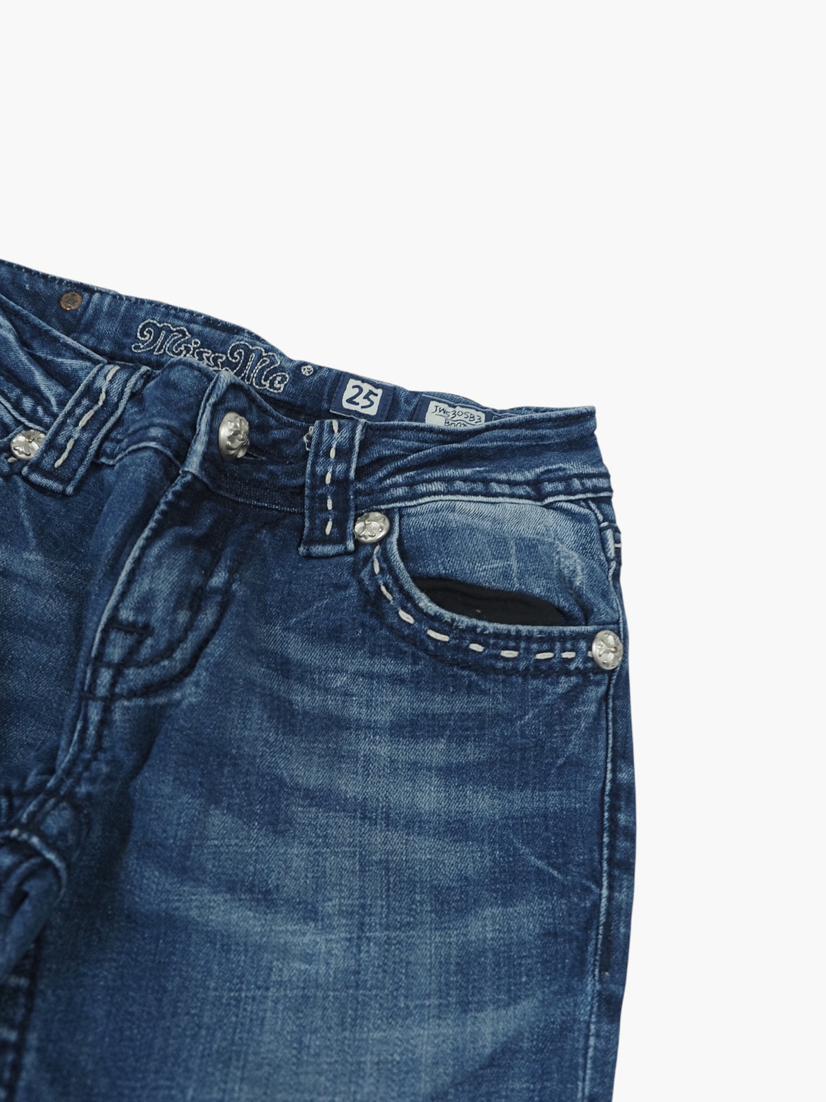 Vintage Bootcut Miss Me Jeans Damen XS