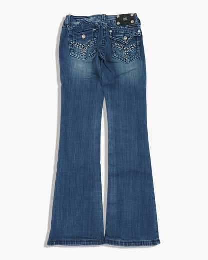 Vintage Bootcut Miss Me Jeans Damen XS