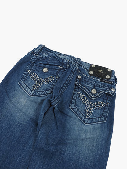 Vintage Bootcut Miss Me Jeans Damen XS