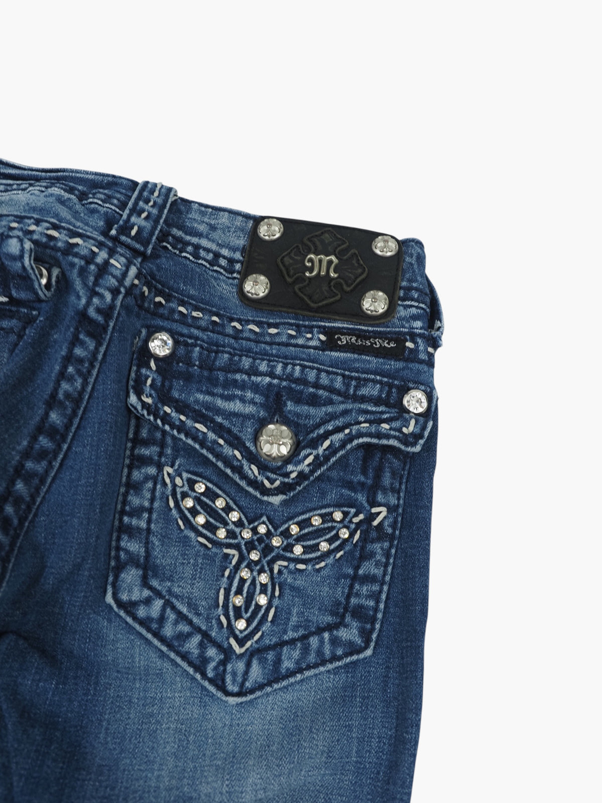 Vintage Bootcut Miss Me Jeans Damen XS