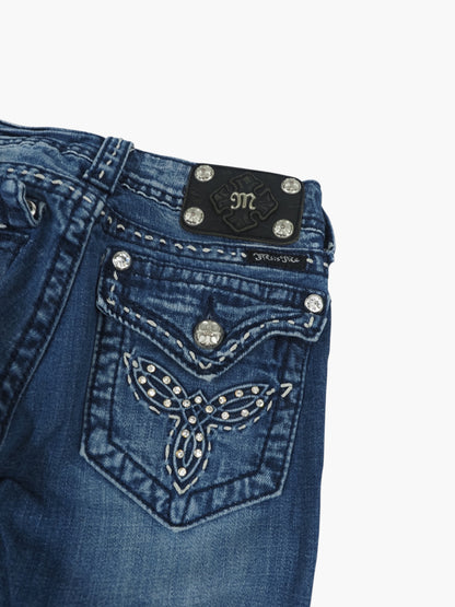Vintage Bootcut Miss Me Jeans Damen XS