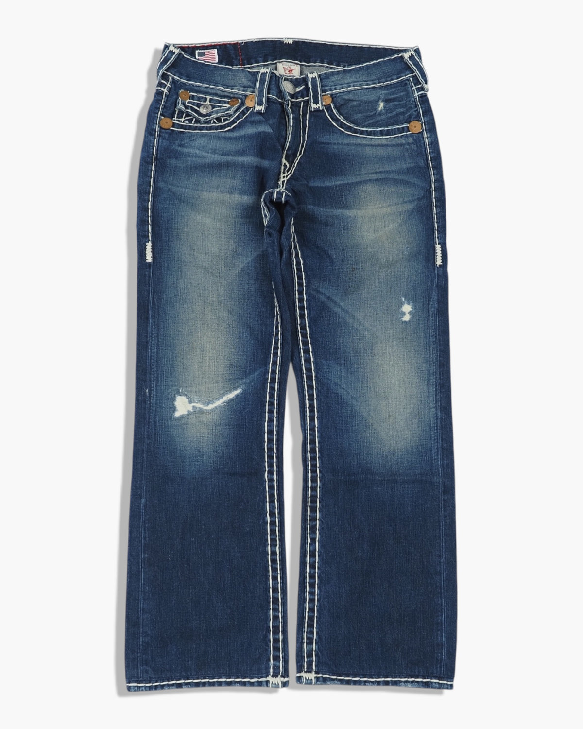 Vintage Straight True Religion Jeans Herren M