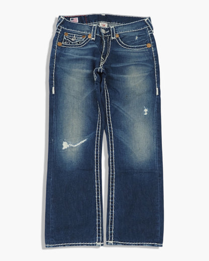Vintage Straight True Religion Jeans Herren M