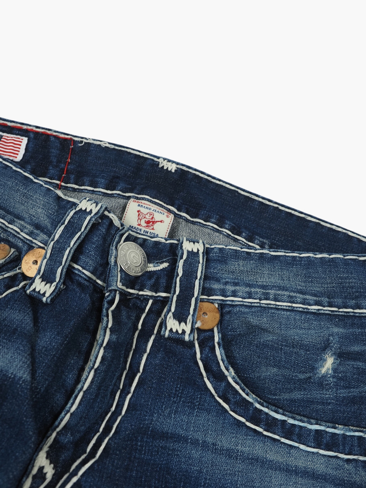 Vintage Straight True Religion Jeans Herren M
