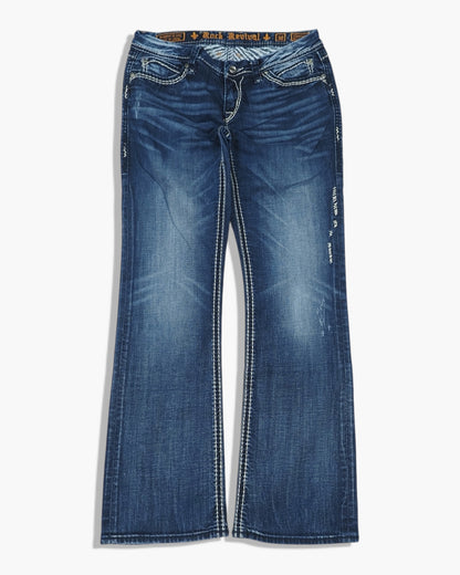Vintage Bootcut Rock Revival Jeans Damen M