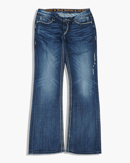Vintage Bootcut Rock Revival Jeans Damen M