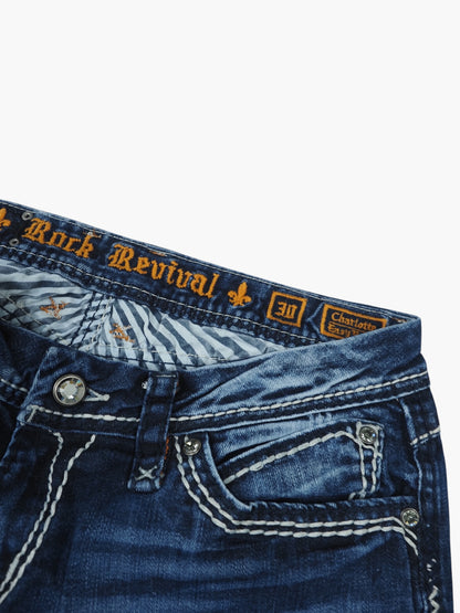 Vintage Bootcut Rock Revival Jeans Damen M