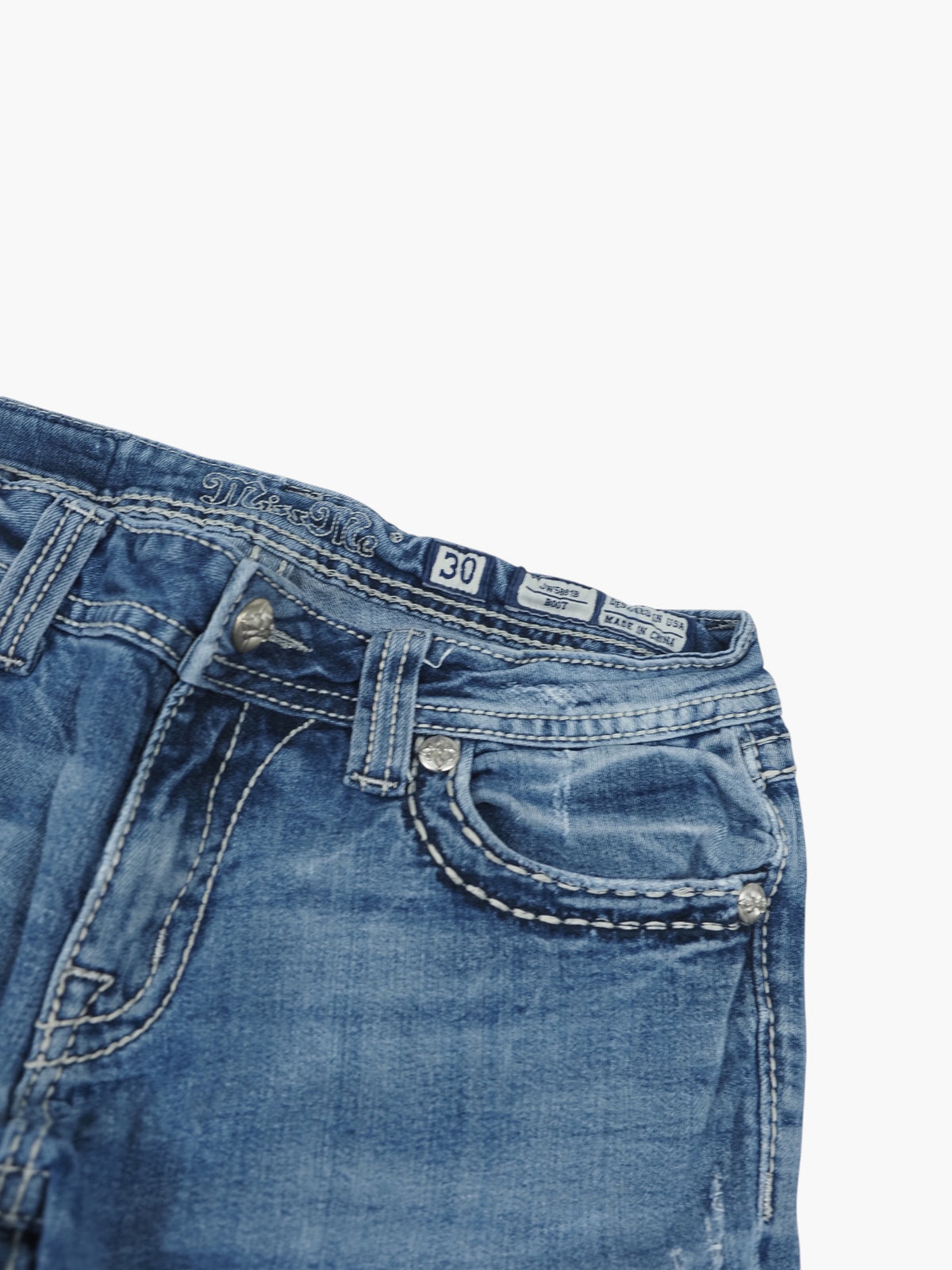 Vintage Bootcut Miss Me Jeans Damen M