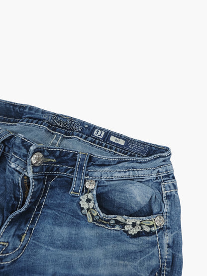 Vintage Bootcut Miss Me Jeans Damen M