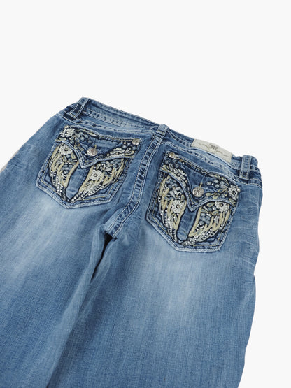 Vintage Bootcut Miss Me Jeans Damen M