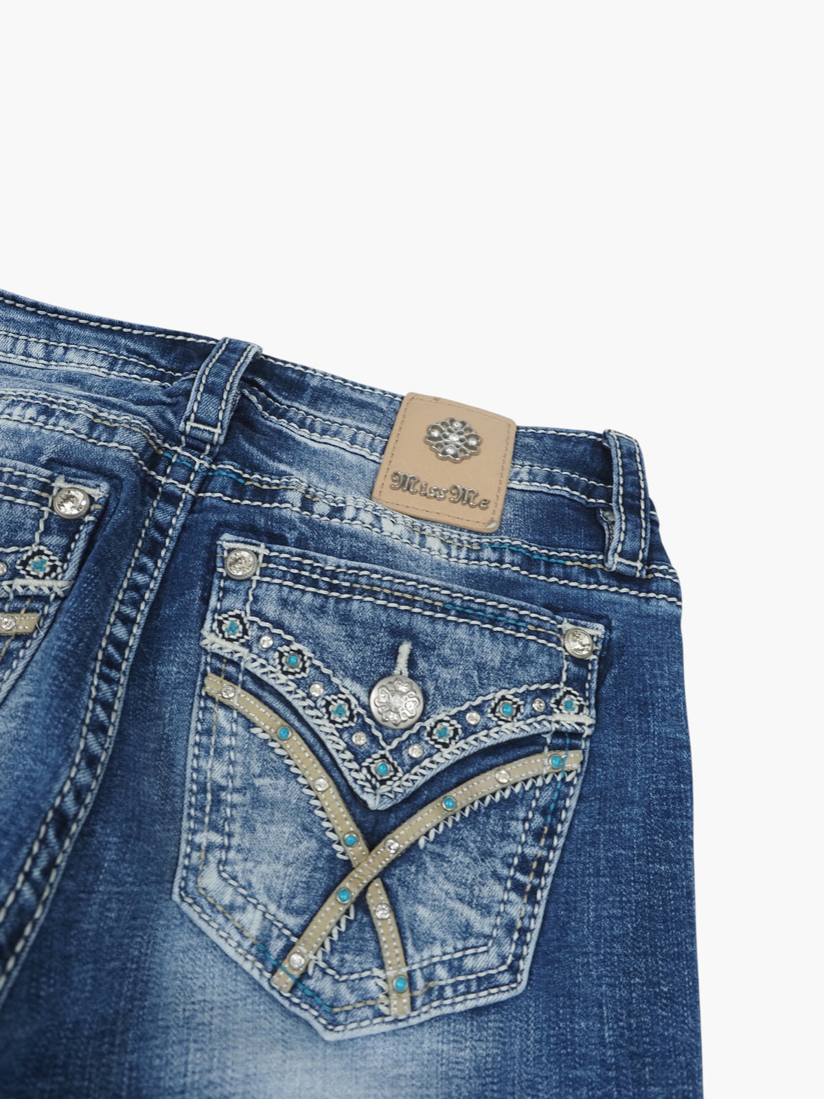 Vintage Bootcut Miss Me Jeans Damen M