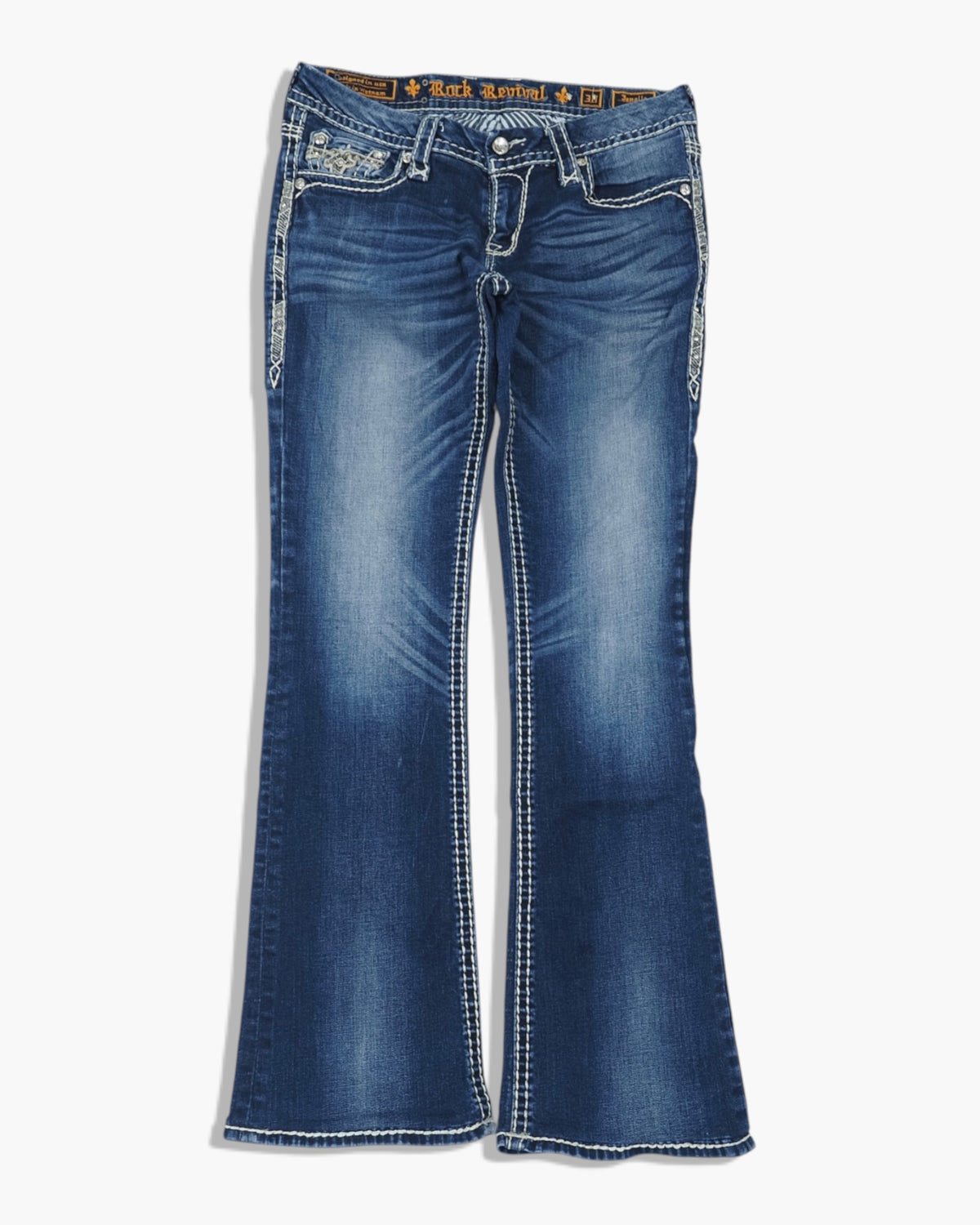 Vintage Bootcut Rock Revival Jeans Damen M
