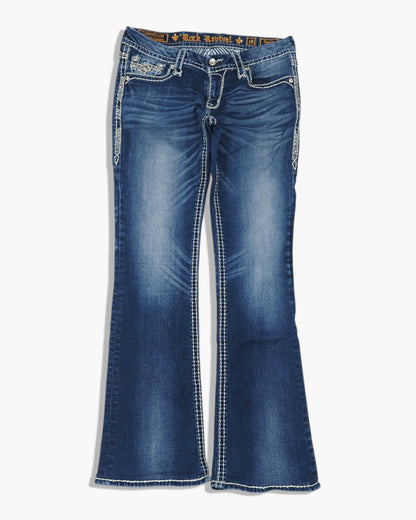 Vintage Bootcut Rock Revival Jeans Damen M