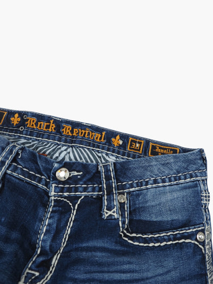 Vintage Bootcut Rock Revival Jeans Damen M
