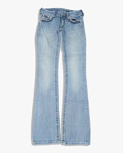 Vintage Straight Miss Me Jeans Damen XS