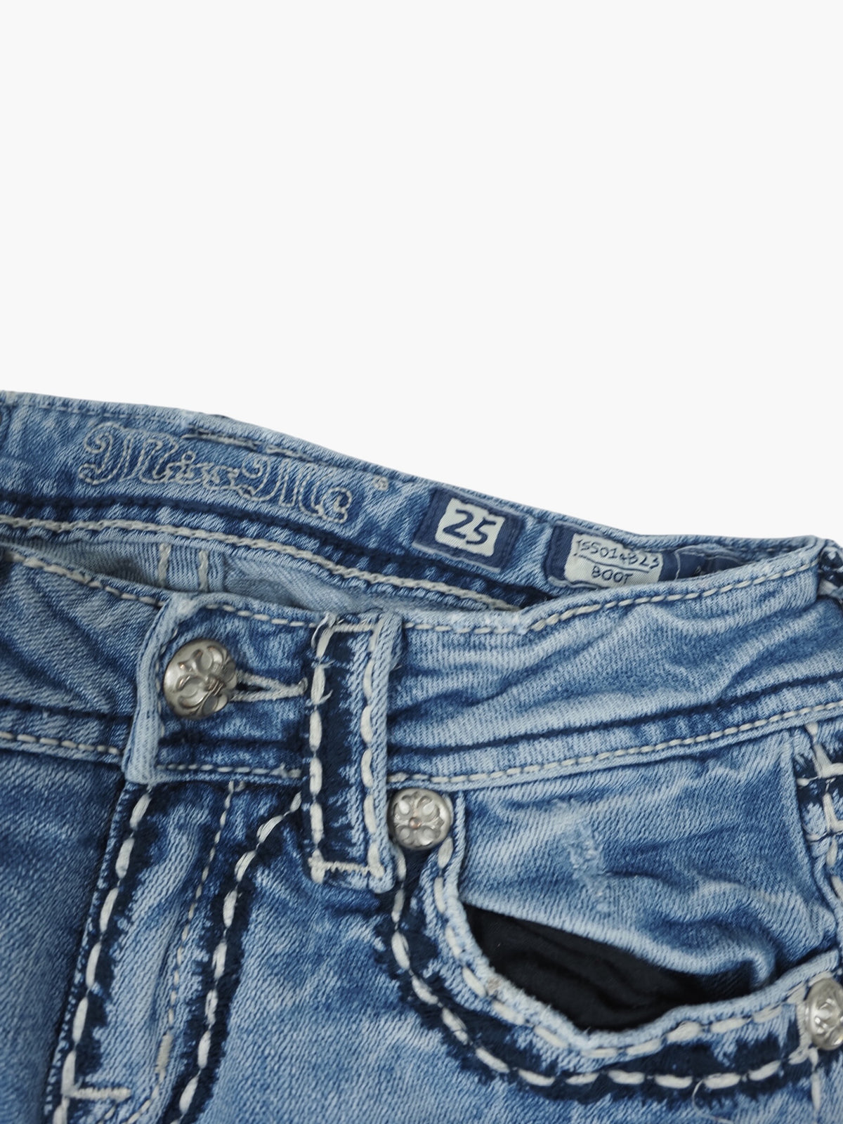 Vintage Straight Miss Me Jeans Damen XS