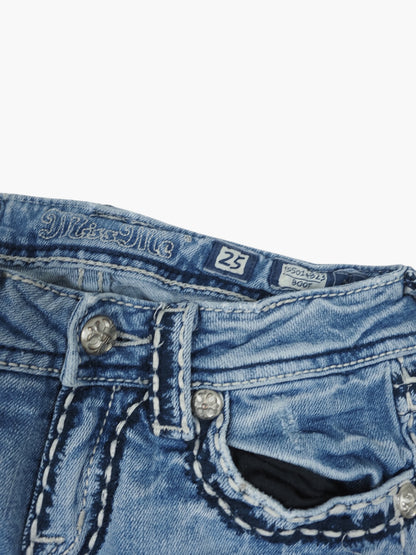 Vintage Straight Miss Me Jeans Damen XS
