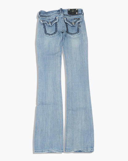Vintage Straight Miss Me Jeans Damen XS
