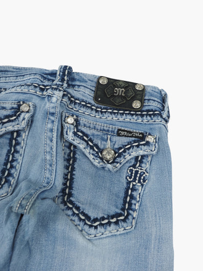 Vintage Straight Miss Me Jeans Damen XS