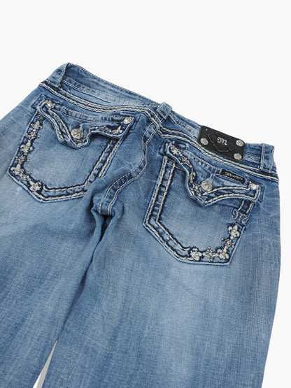 Vintage Straight Miss Me Jeans Damen M