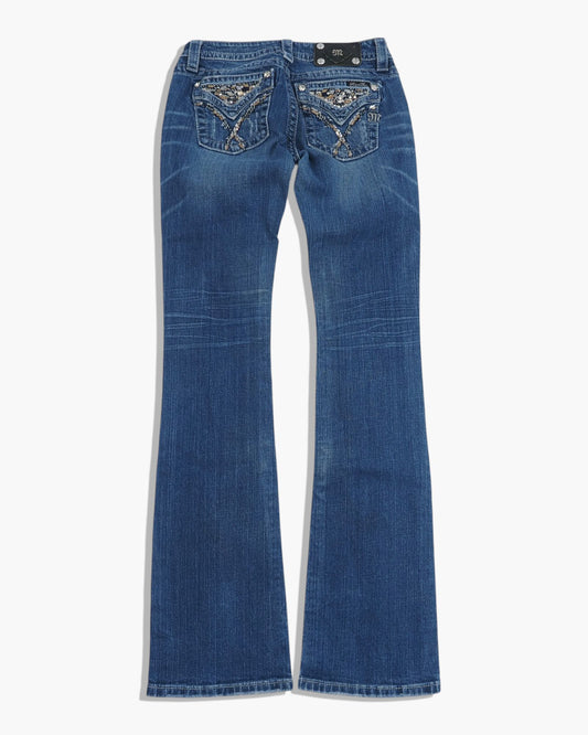 Vintage Bootcut Miss Me Jeans Damen S