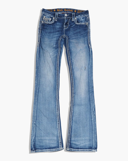 Vintage Bootcut Rock Revival Jeans Damen S