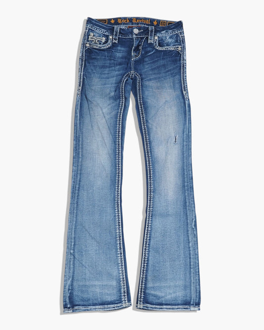 Vintage Bootcut Rock Revival Jeans Damen S